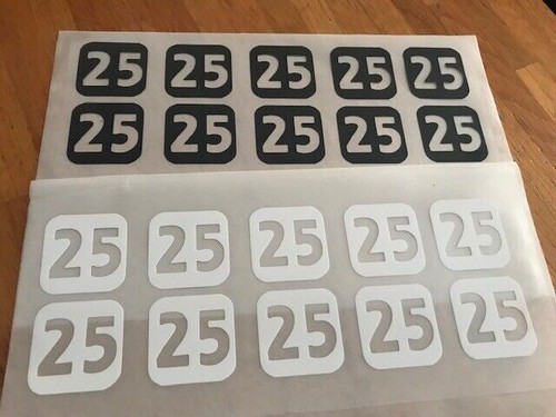 Numero 10 patchs flocages - -,