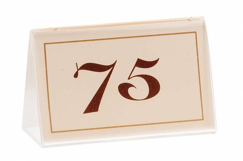 Segnaposto numeri a 25 - 1,