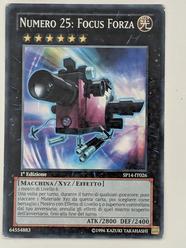 Numero 25 focus - yu-gi-oh!,